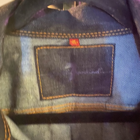 Men's 7 For All Mankind Denim Trucker Jacket- M - Picture 3 of 8